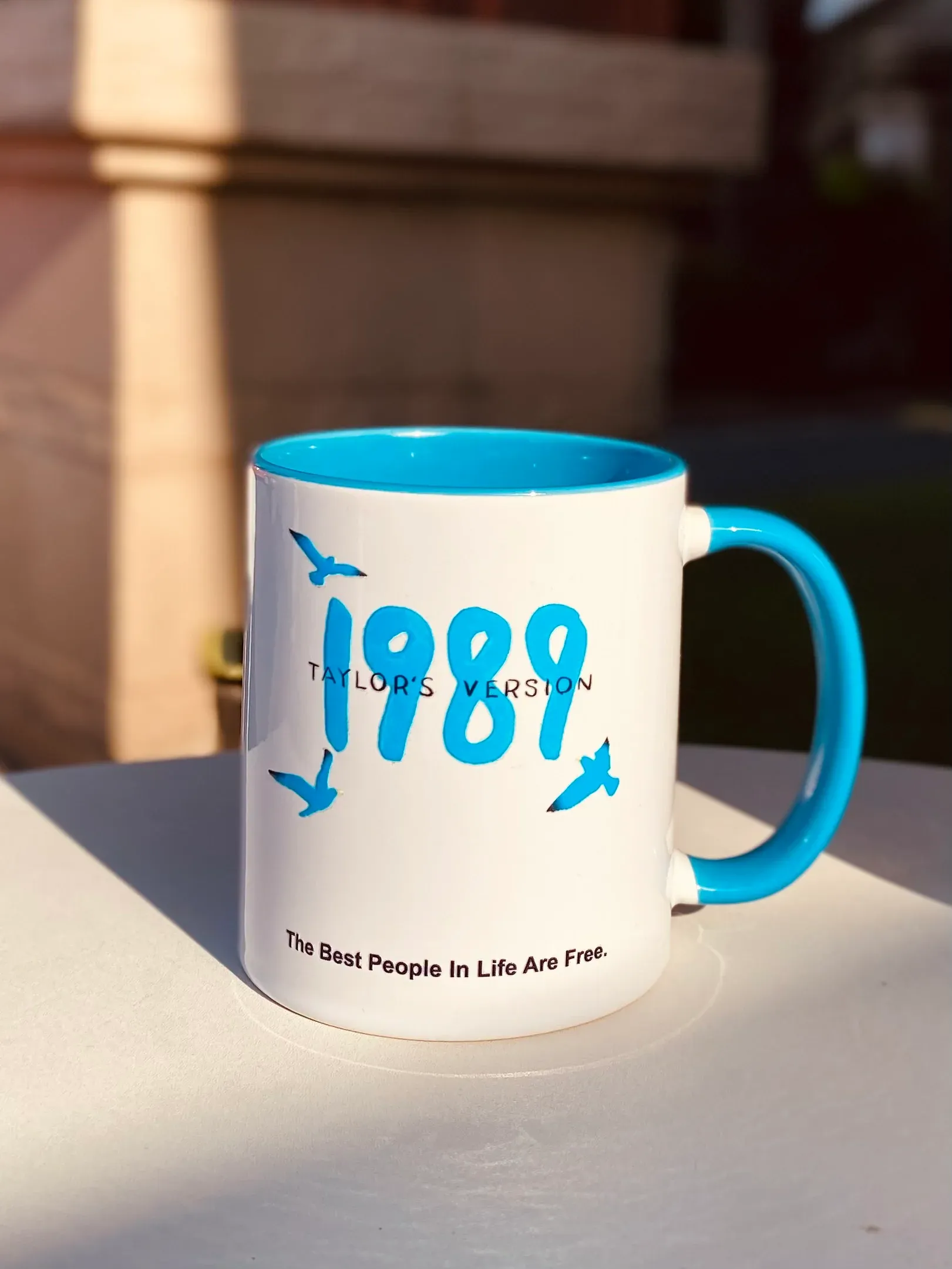 1989 Inspired Ocean Blue Seagull Ceramic Mug | 12oz / 350ml - Image 5