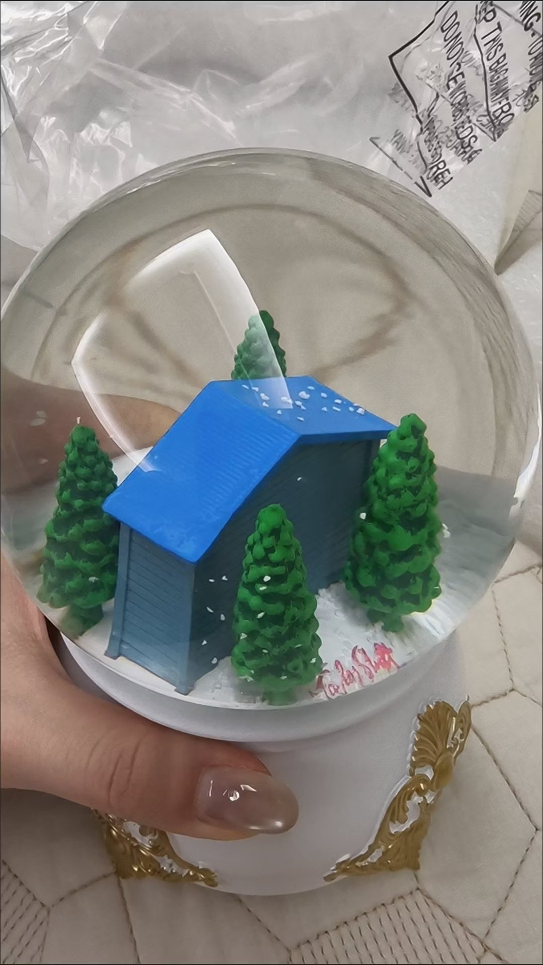 Lover Inspired Musical Snow Globe Replica | 6.3in / 16cm Tall with Night Light - Image 8