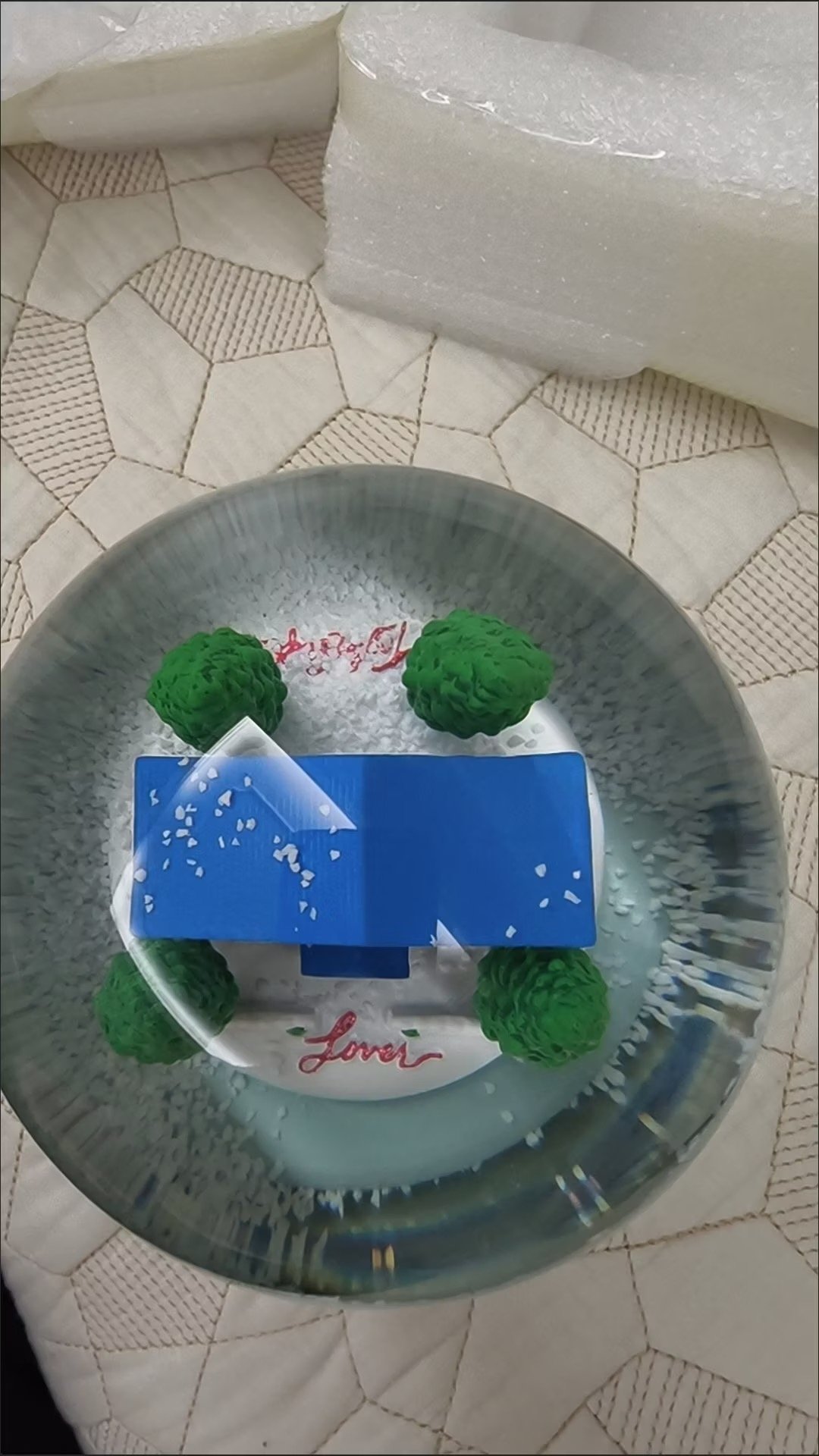 Lover Inspired Musical Snow Globe Replica | 6.3in / 16cm Tall with Night Light - Image 10
