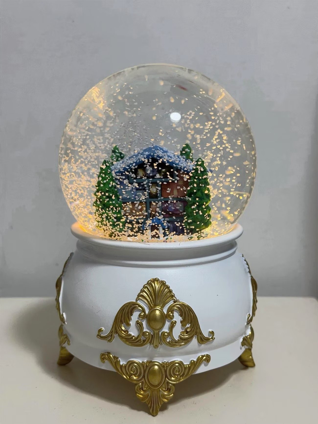 Lover Inspired Musical Snow Globe Replica | 6.3in / 16cm Tall with Night Light - Image 5